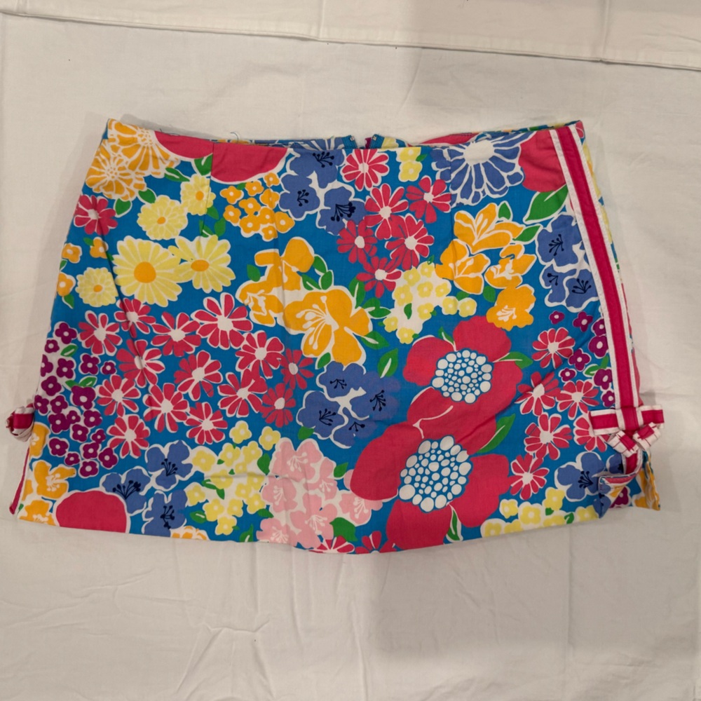 Vintage Kids Lilly Pulitzer Vibrant Floral Skort